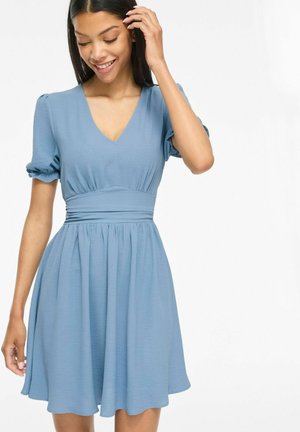 VILA, SHORT DRESS VIRELLA SHORT SLEEVED - Robe de jour - coronet blue