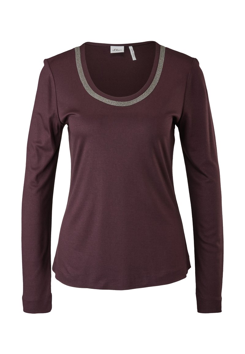s.Oliver BLACK LABEL Langarmshirt - lila