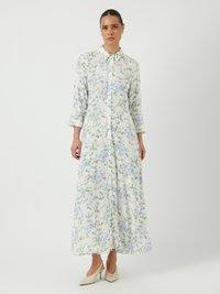 YAS - YASSAVANNA LONG DRESS - Shirt dress - star white Thumbnail Image 1