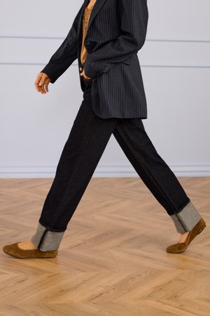 RANJA BAIILY - Laza szabású farmerek - kalispell rinse blue denim