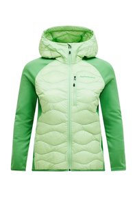 HELIUM HYBRID HOOD - Piumino - pastellgruen