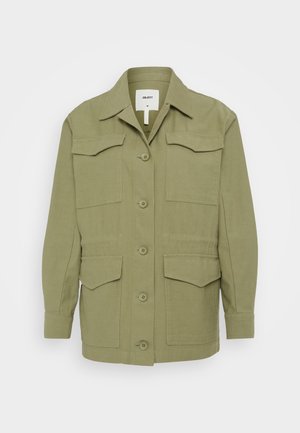 OBJSTELLA JACKET - Párka - deep lichen green