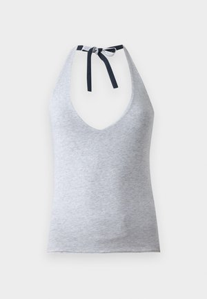 Hollister Co., REVERSIBLE HALTER - Top - grey