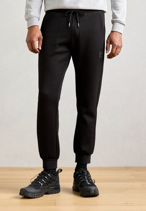 Antony Morato TROUSERS REGULAR FIT LOGOED METAL BADGE RUBBER PATCH - Calças de fato de treino - black