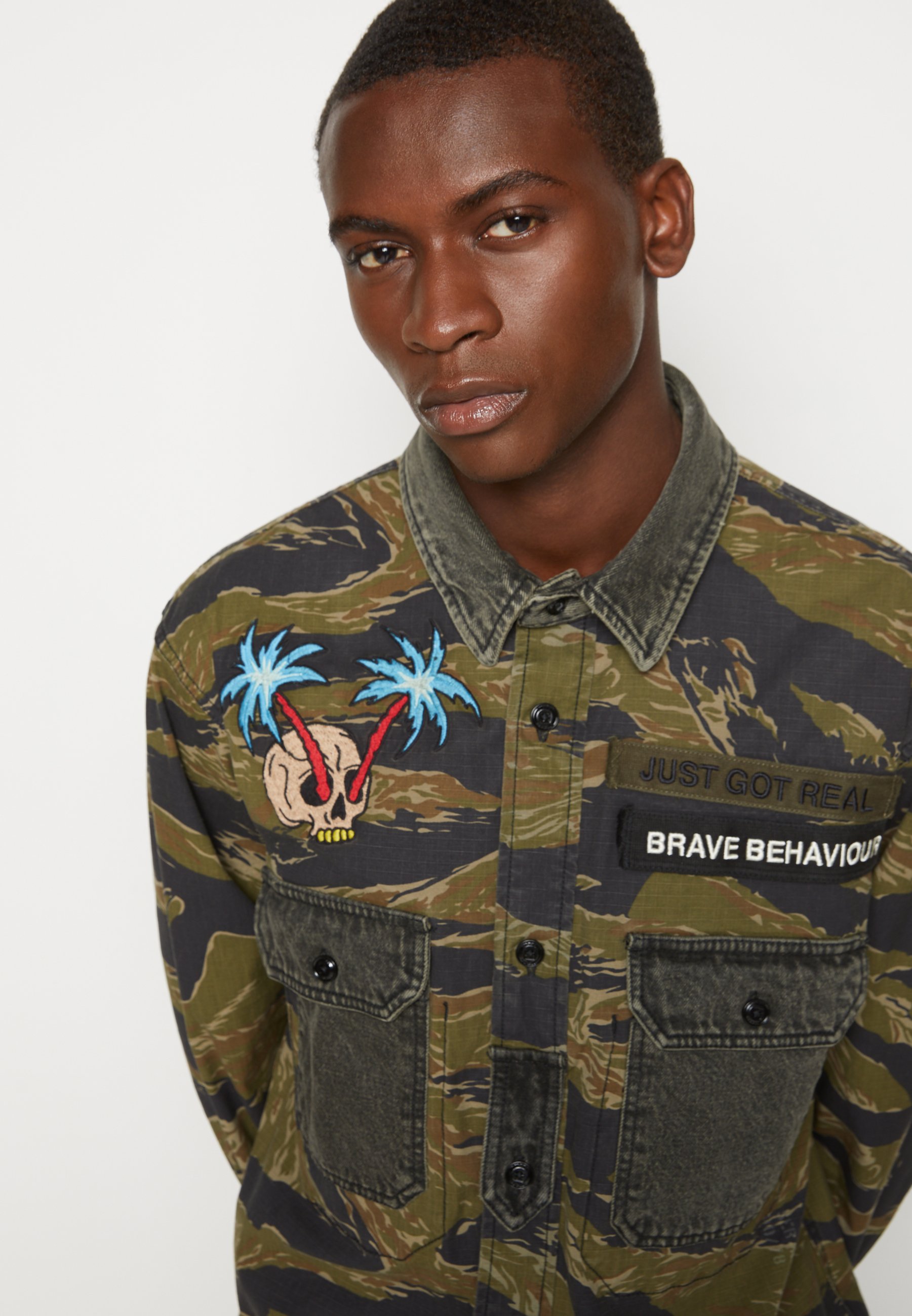 diesel military shirt