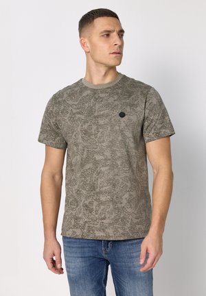 GEMUSTERTES - T-shirt con stampa - beige