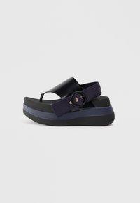T veida siksniņu sandales - black/blue