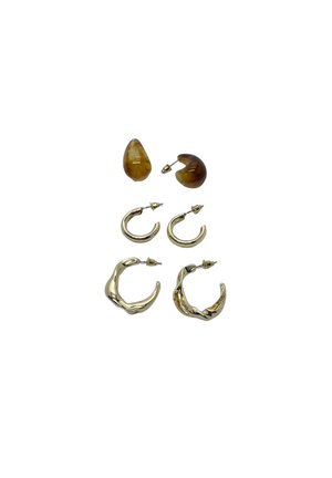 PACK DE TRES - Pendientes - gold-coloured