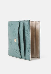 Guess CRESIDIA TAB CARD CASE - Carteira - teal