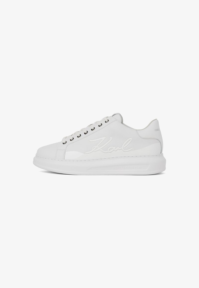 KARL LAGERFELD KAPRI MENS KARL SIGNIA SHINE - Zapatillas - white lthr / mono