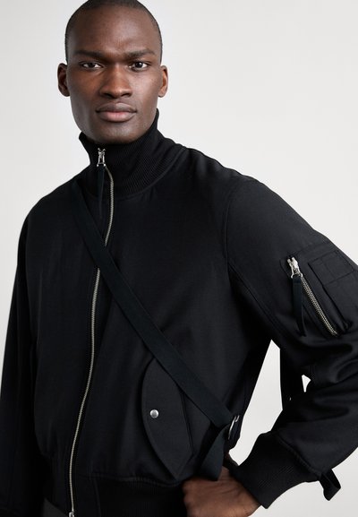 Helmut Lang STRETCH - Chaquetas bomber - black