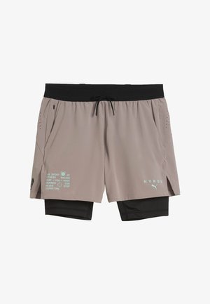 Puma, M PUMA X HYROX 2IN1 PWRMODE SHORT - Σορτς 2 σε 1 - mouse gray