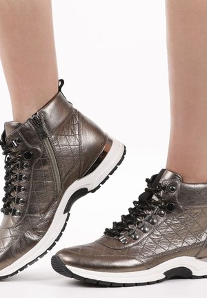 Bottines à lacets - gris