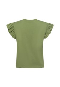 Marie Lund Print T-shirt - khaki