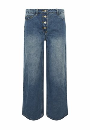 Pixie Girl, PETITE WIDE LEG JEANS. - Wide leg - mid blue