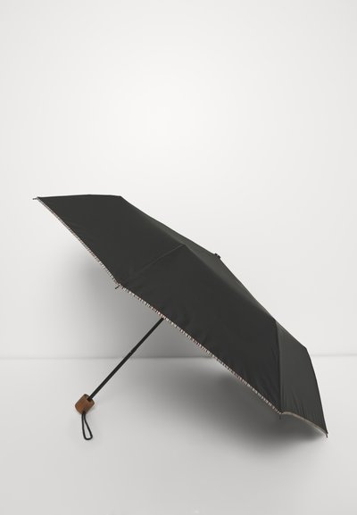 Paul Smith MULTISTRIPE TRIM TELESCOPIC UMBRELLA UNISEX - Guarda-chuva - black