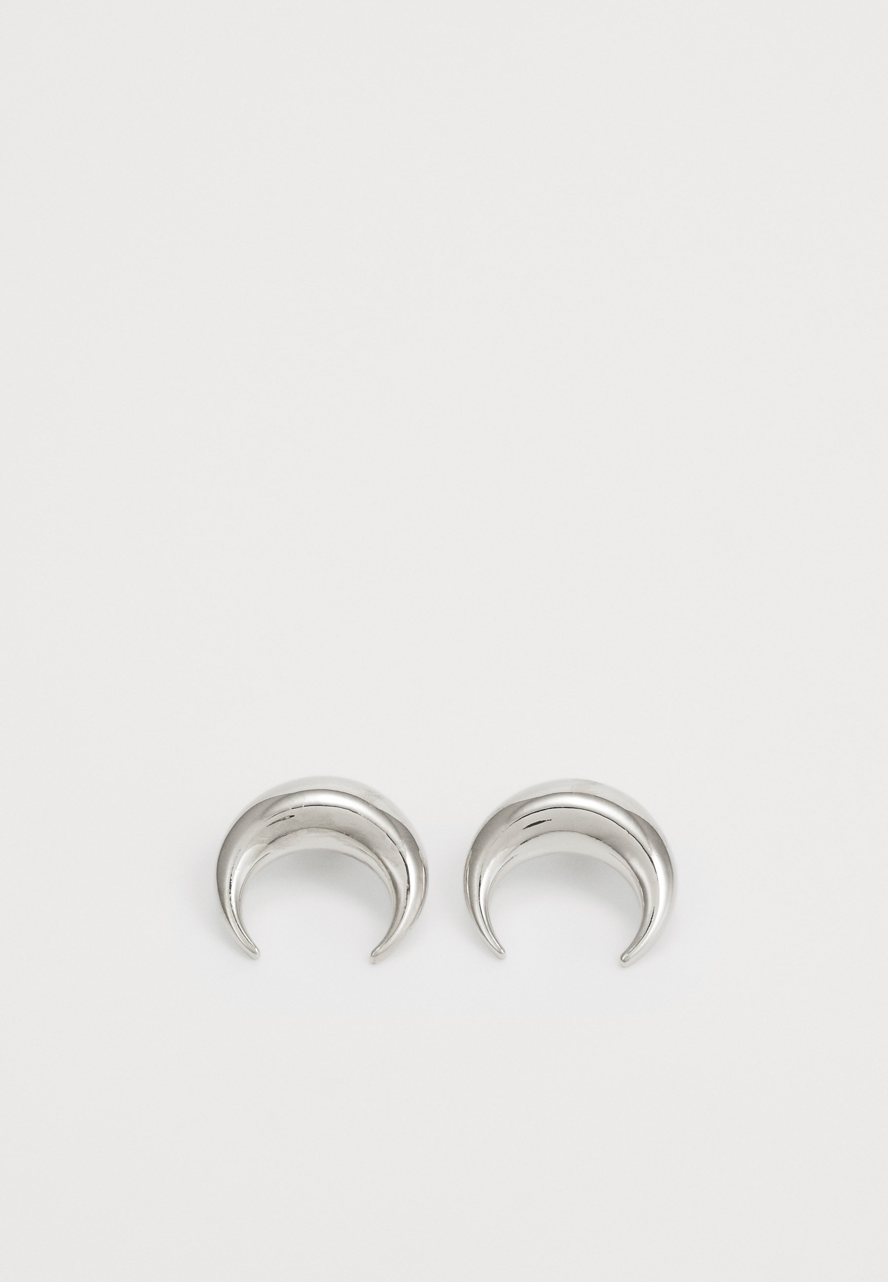 MARINE SERRE MOON STUDS - Earrings - shiny silver-coloured/silver 