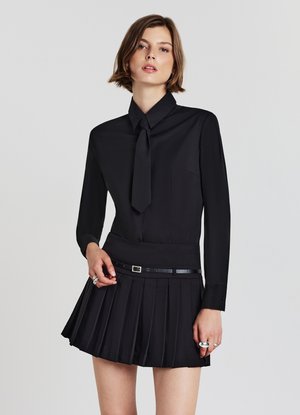 Calliope CRAVATTA - Camicia - ultrablack