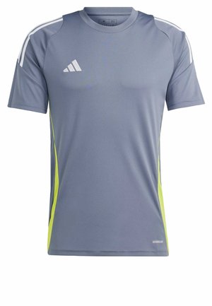 adidas Performance TIRO - Sports T-shirts - team onix   white   team semi sol yellow