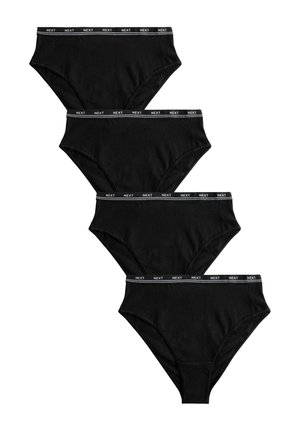 Next RICH LOGO KNICKERS 4 PACK - Slip - black with black logo
