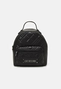 QUILTED BACKPACK - Mochila - nero