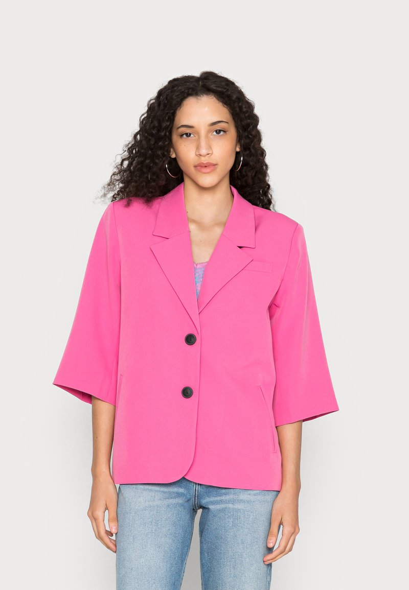 Damen Leichte Jacken | Noisy May NMOLIVIA Blazer ibis rose/rosa - LR37463 Damen Leichte Jacken | Noisy May NMOLIVIA Blazer ibis rose/rosa - LR37463