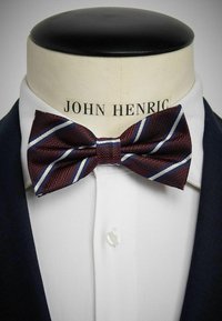 John Henric CLASSIC PRE-TIED - Fluga - burgundy