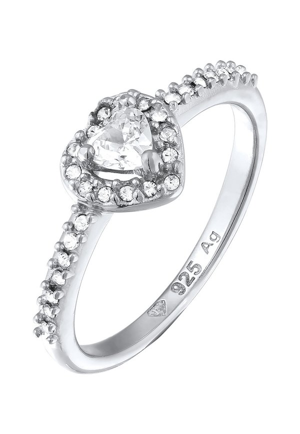 SPARKLING HEART - Ohrringe - silberfarben