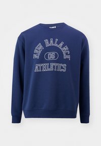 New Balance GRAPHIC CREW UNISEX - Melegítőfelső - navy