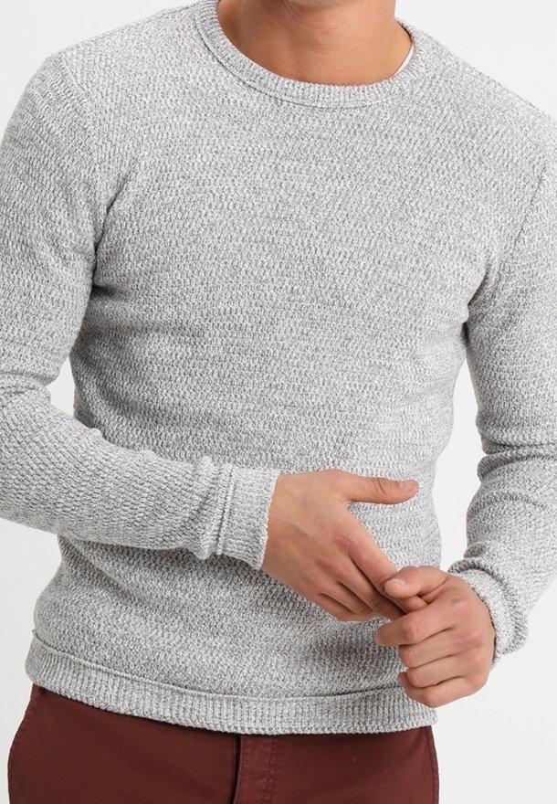 Selected Homme Stickad tröja - off-white