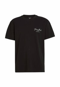 Tommy Jeans FLAG BACK LOGO  - Camiseta estampada - black