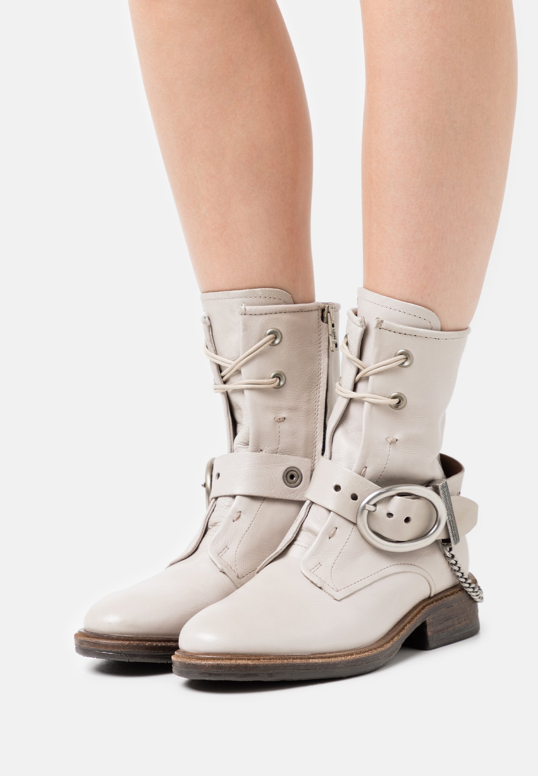A.S.98 Botines camperos - ice/crema - Zalando.es