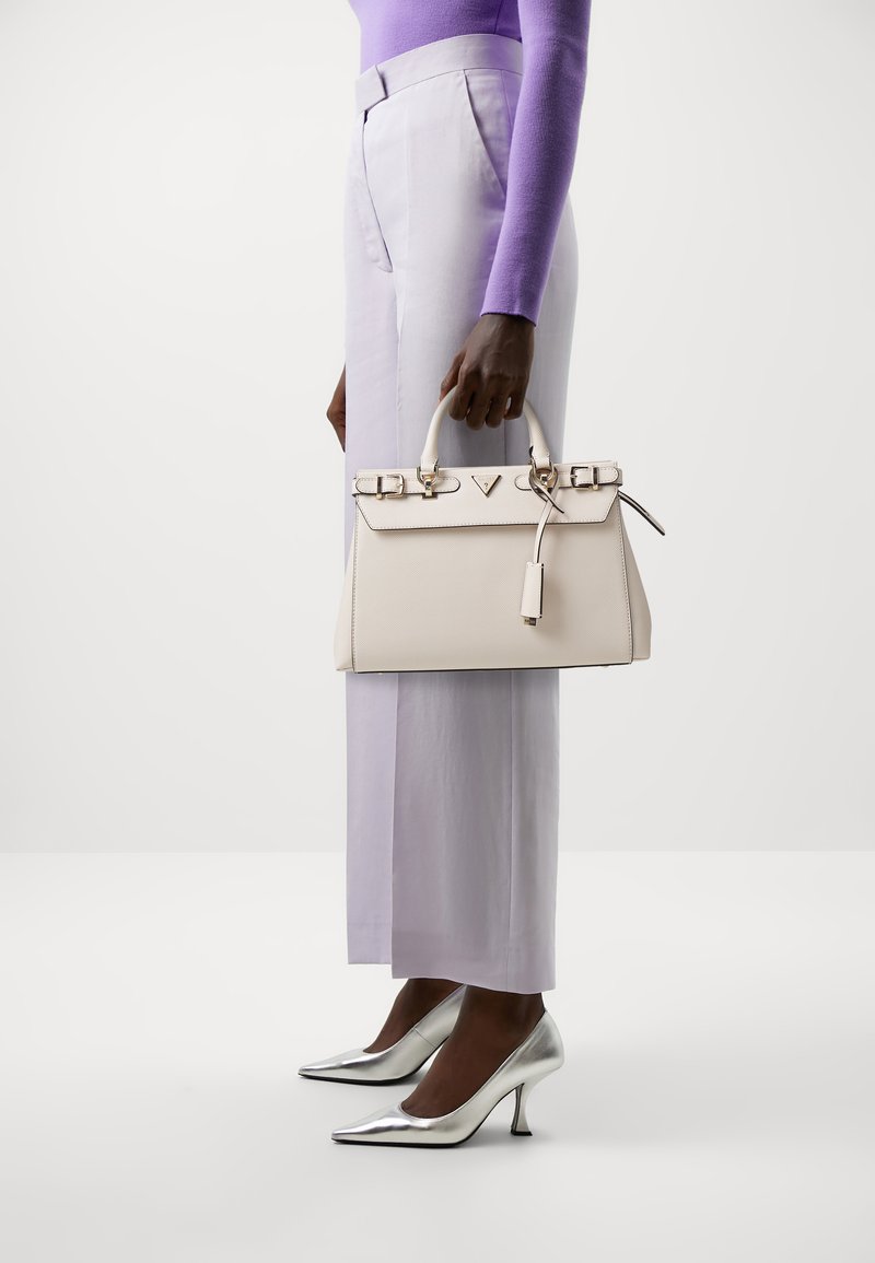 Guess LEVANTE SATCHEL - Rankinė - stone