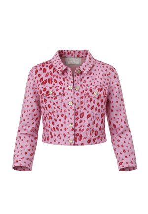 Giacca di jeans - mottled pink