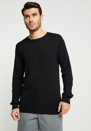 ROUND NECK - Jumper - black