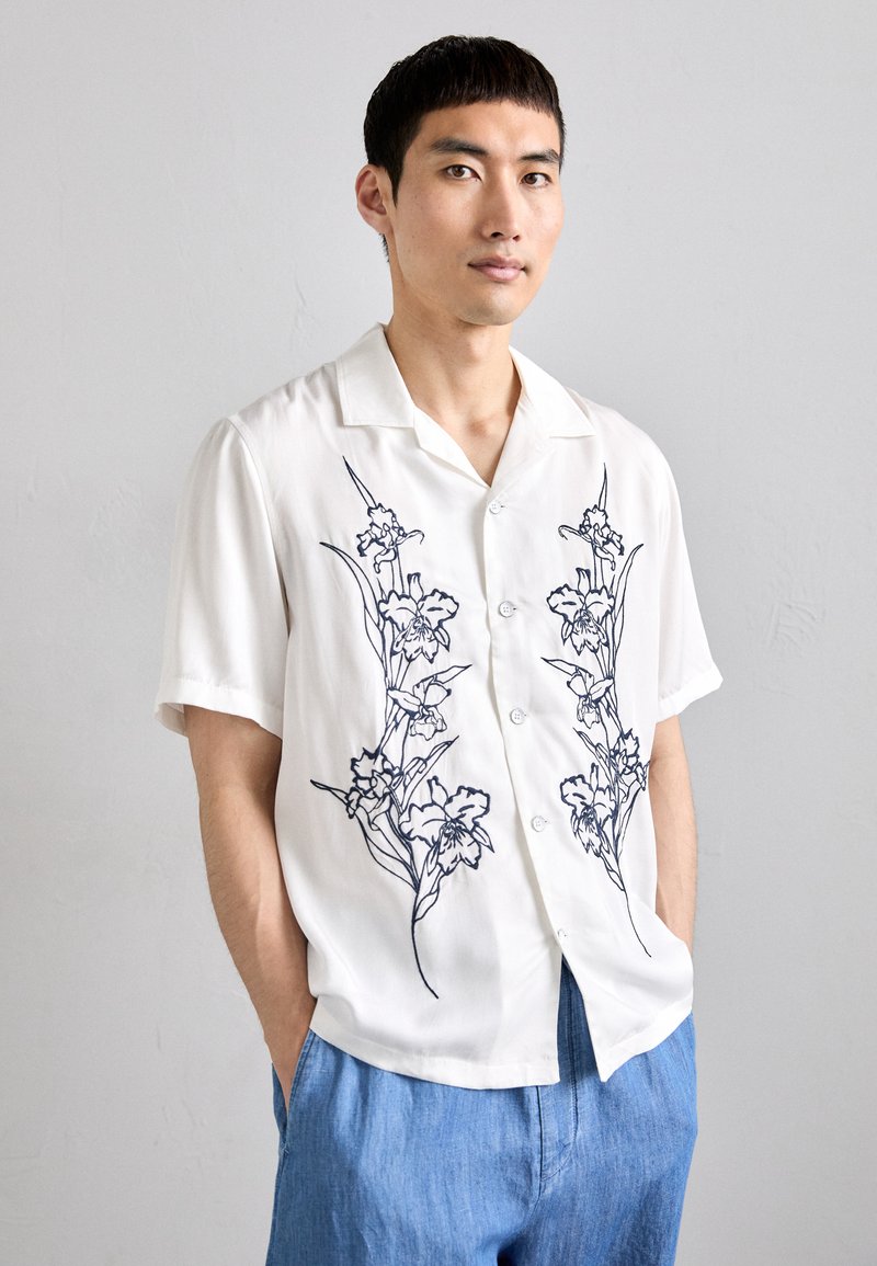 rag & bone AVERY RESORT - Košeľa - aged white