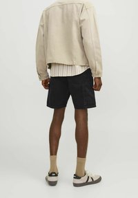 Jack & Jones Shorts vaqueros - black