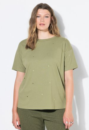 BOXY-SHAPE STERNEN-NIETEN - T-Shirt print - pale spring green