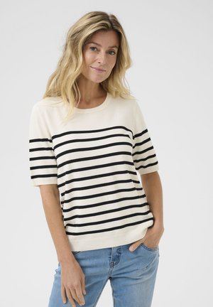 LCSANNA - Maglione - pitch black eggnog stripe