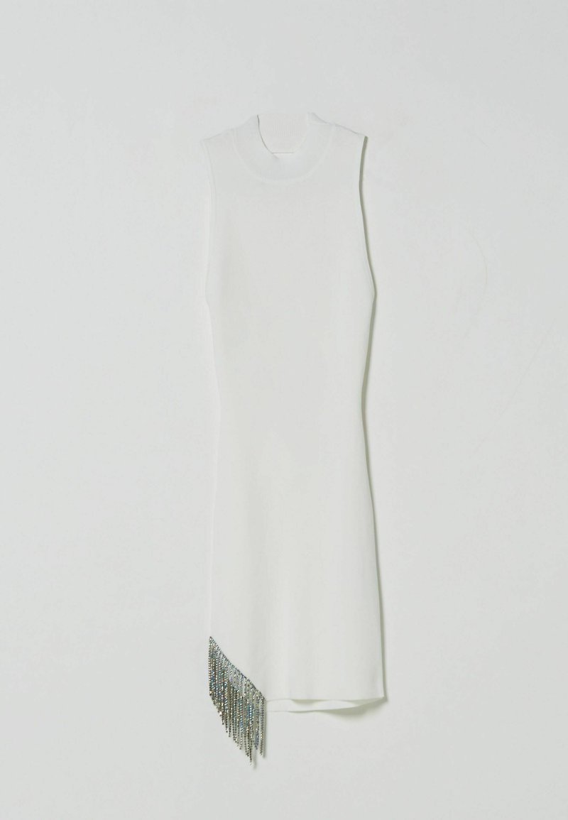 Bershka Gebreide jurk wit