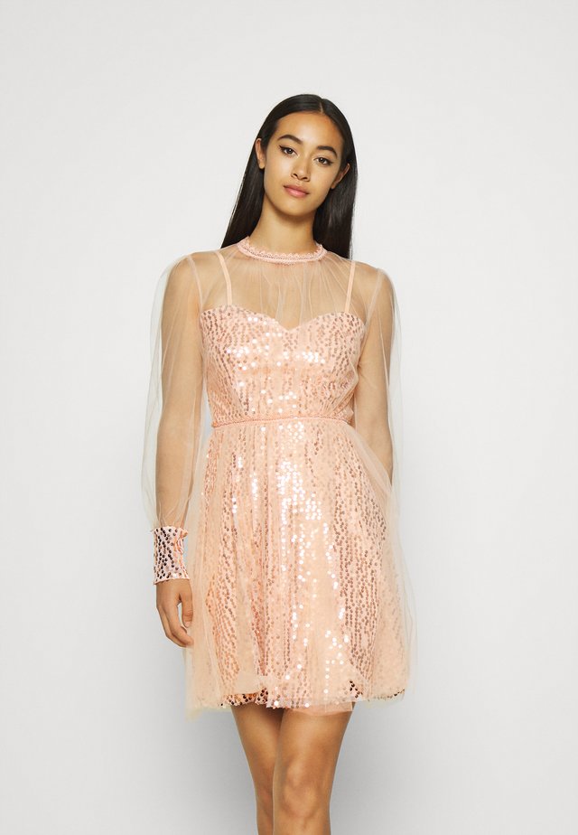 Cocktail dress / Party dress - rose gold