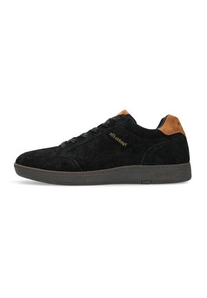 Sneakers laag - black/cognac