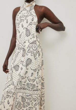 NA-KD, HALTERNECK WRAP DETAIL MAXI DRESS - Maksikleit - all over print