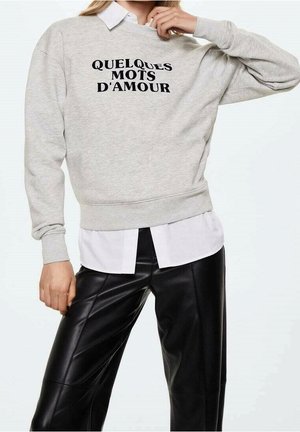 Sweater - mottled grey