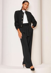 Lipsy WIDE LEG - Hlače - black