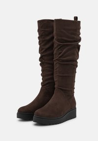 Anna Field Botas de plataforma - dark brown