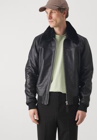 Schott LCOFFICIER - Blouson Bomber - black