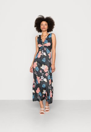 Vestito di maglina - black/pink/blue