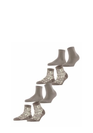 GERANIUM FLOWER 4-PACK KURZ - Socken - sortiment