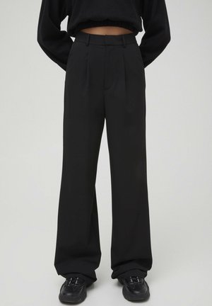 Stoffhose - mottled black